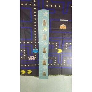 Baby Height Growth Chart Hanging Rulers Kids Room Wall Wood Frame Home Decor New